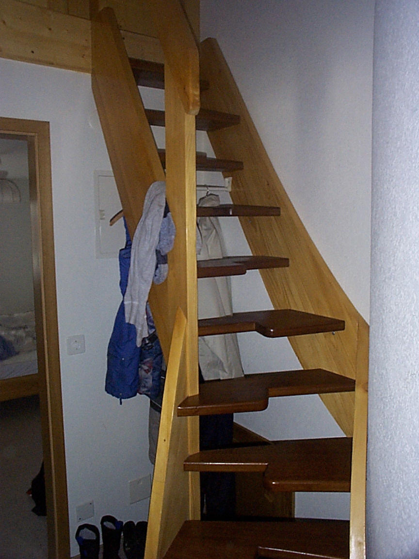 Treppe zum oberen Schlafzimmer